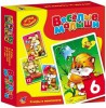 Играй и собирай. Веселые малыши.(4 мозаики в одном наборе)